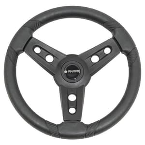 Gussi Italia&reg; Lugana Black Steering Wheel For All Club Car Precedent Models