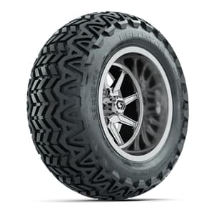 GTW&reg; Reaper Chrome 14 in Wheels with 23X10-14 Predator All-Terrain Tires - Full Set