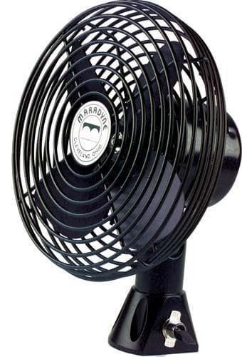 Two speed, Non-Oscillating, Black Heavy Duty, Metal Fan