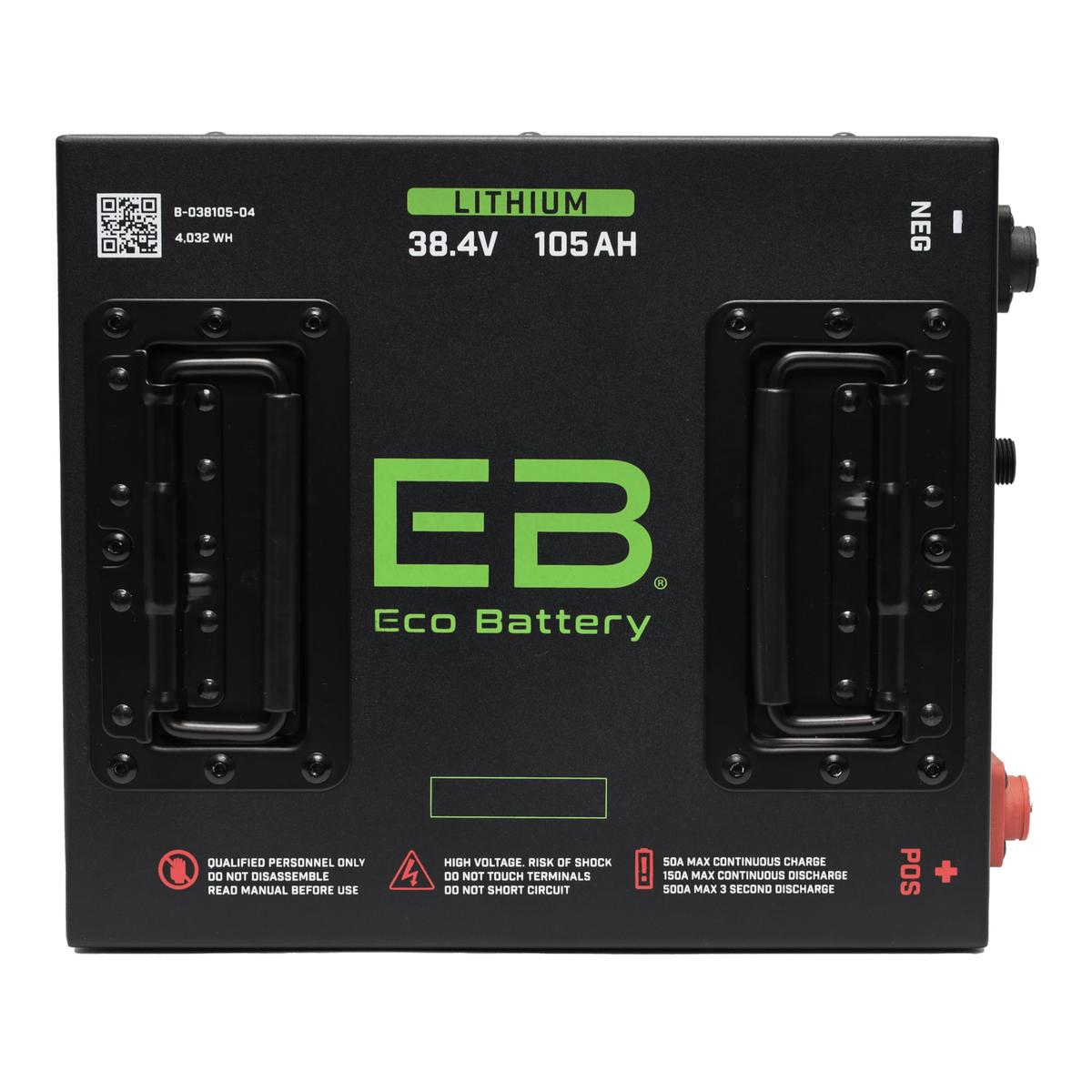 EZGO Freedom TXT (36V) Eco Lithium 38V 105Ah Battery Bundle - Cube