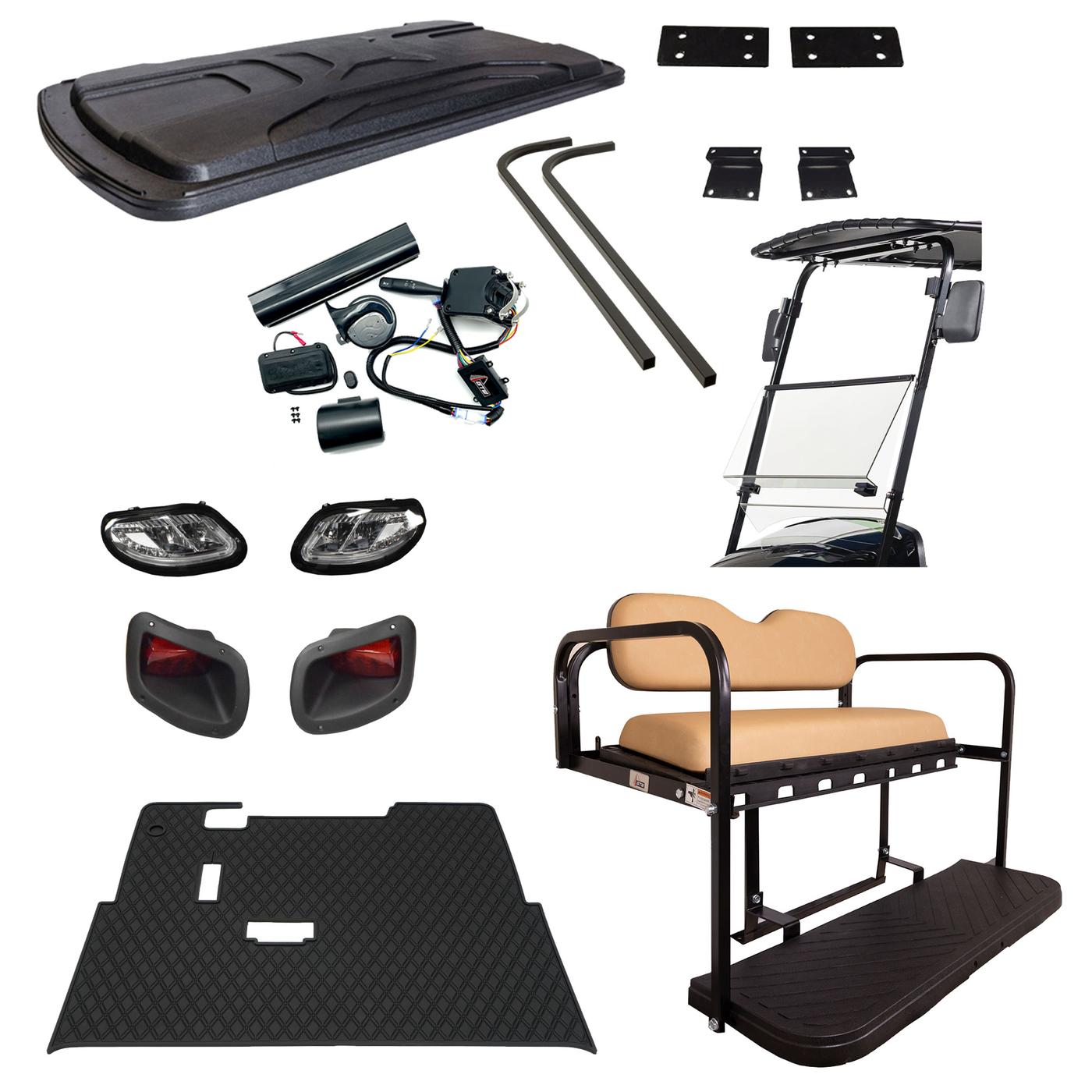 EZGO TXT Bronze Refurb Package with Tan Seats (Years 2014-Up)