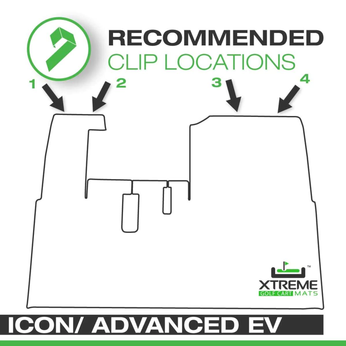 Xtreme Floor Mats for ICON / Advanced EV1 - All Black