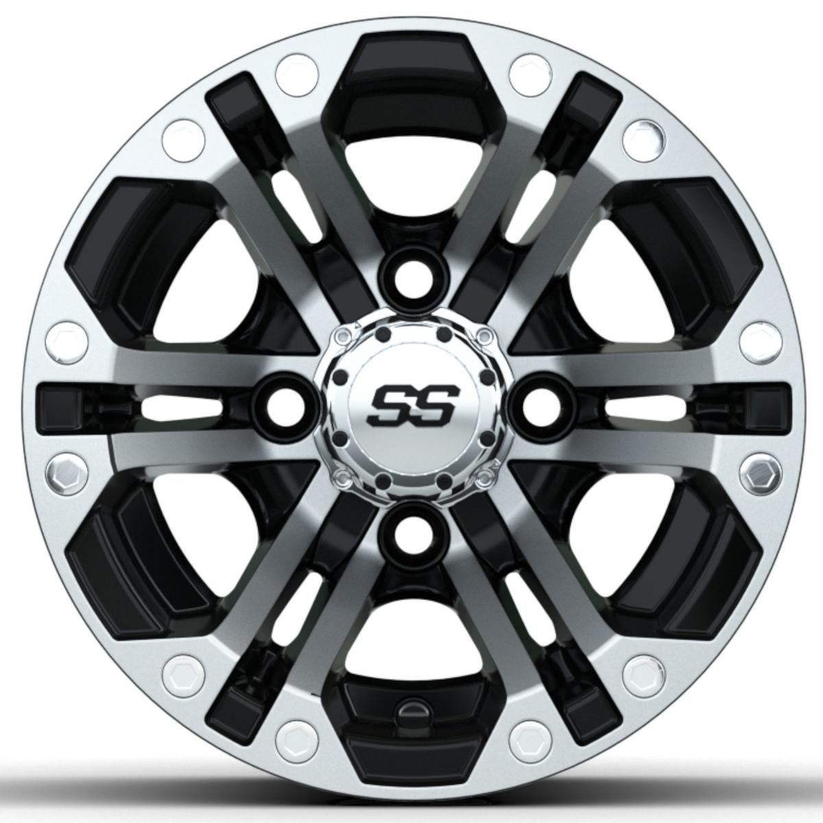 10&Prime; GTW&reg; Specter Black with Machined Accents Wheel