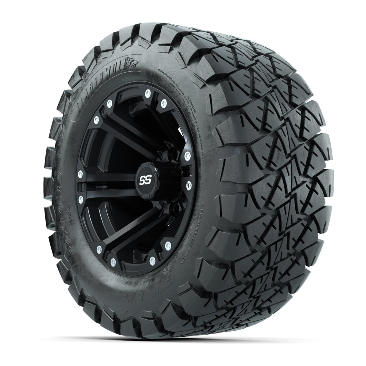 Set of (4) 12 in GTW Specter Wheels with 22x10-12 GTW Timberwolf All-Terrain Tires