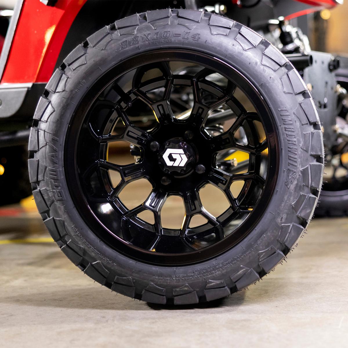 15&Prime; GTW&reg; Assault Gloss Black Ultra-Wide Wheel