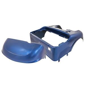 E-Z-GO RXV OEM Electric Blue Front & Rear Body Kit (Years 2008-2015)
