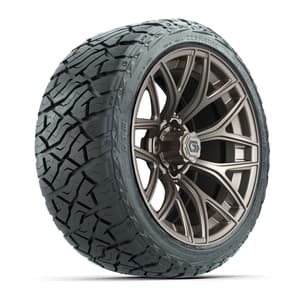 GTW&reg; Monaco Matte Bronze 16 in Wheels with 225/40-R16 Maverick Hybrid Tires - Full Set