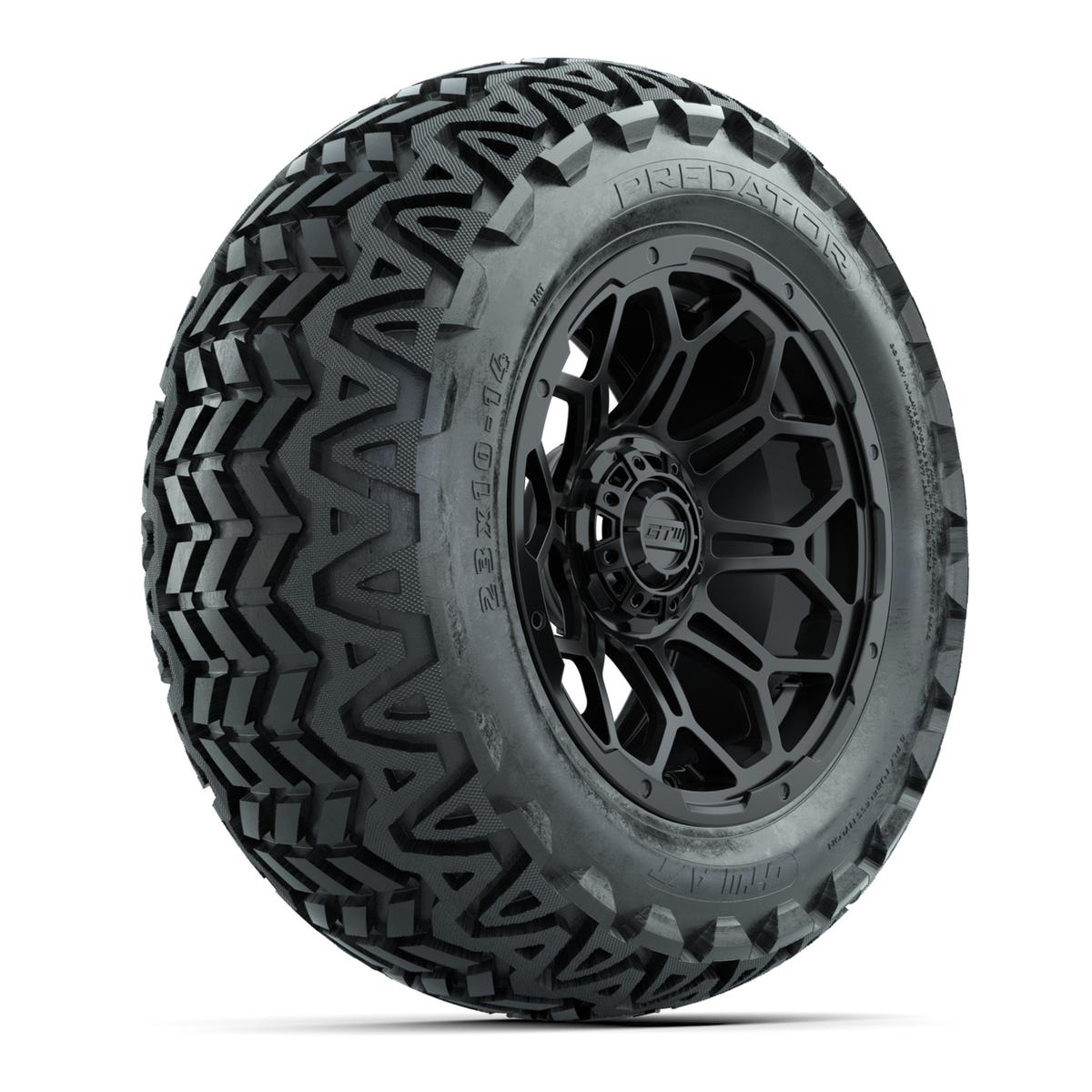 Set of (4) 14 in GTW Bravo Wheels with 23x10-14 GTW Predator All-Terrain Tires
