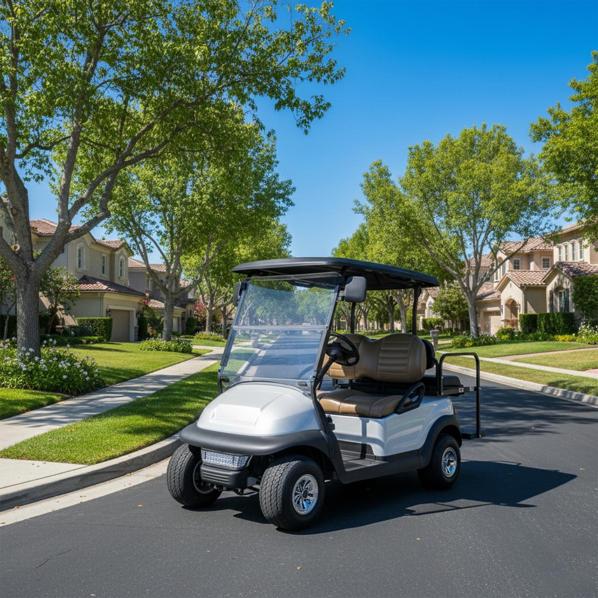 Club Car Precedent & Tempo Summit White Rear Body (Years 2004-Up)