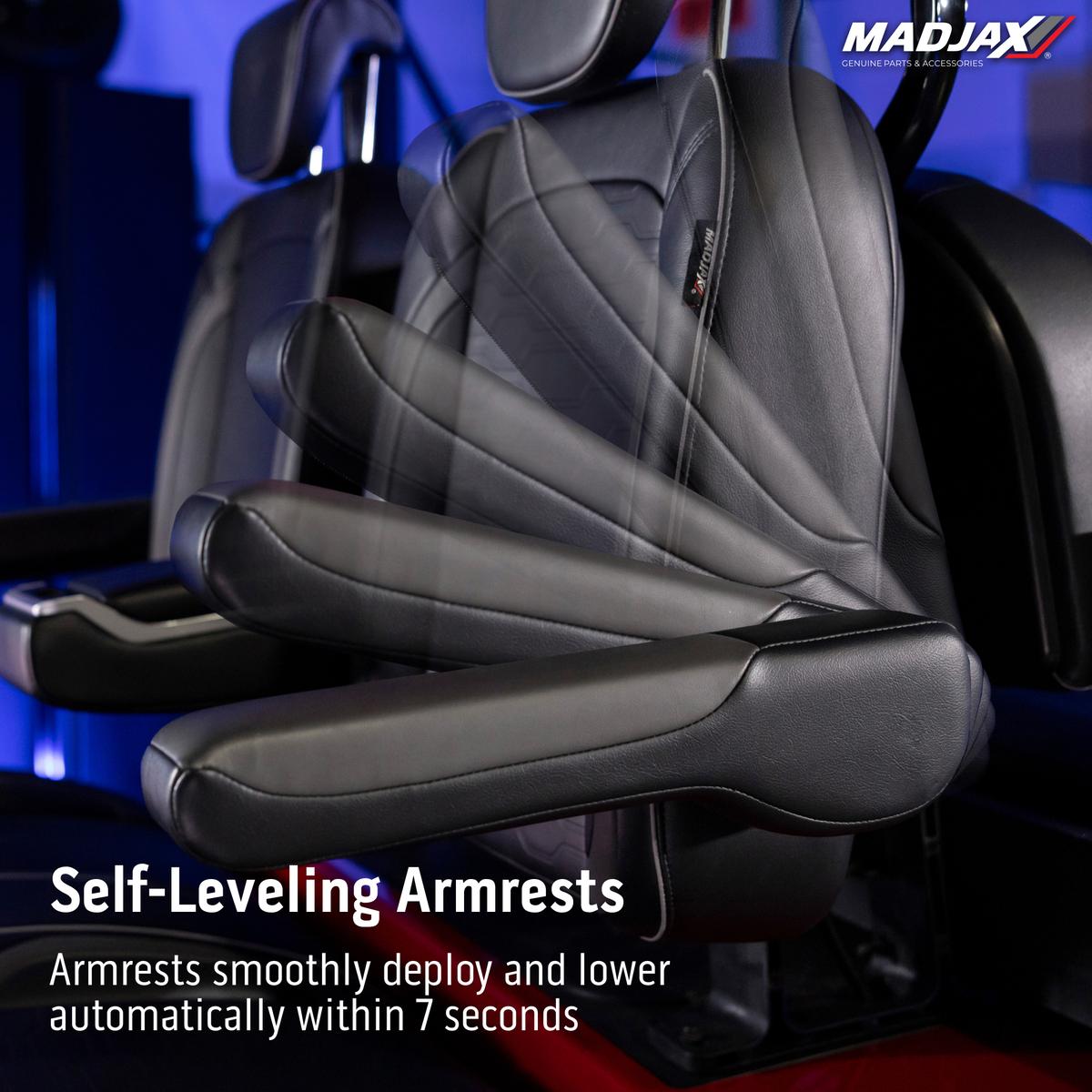MadJax&reg; Club Car Precedent/Tempo/Onward Black Commander Front Seat Cushions