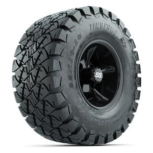 GTW Godfather Black 10 in Wheels with 22x10-10 Timberwolf All-Terrain Tires – Full Set