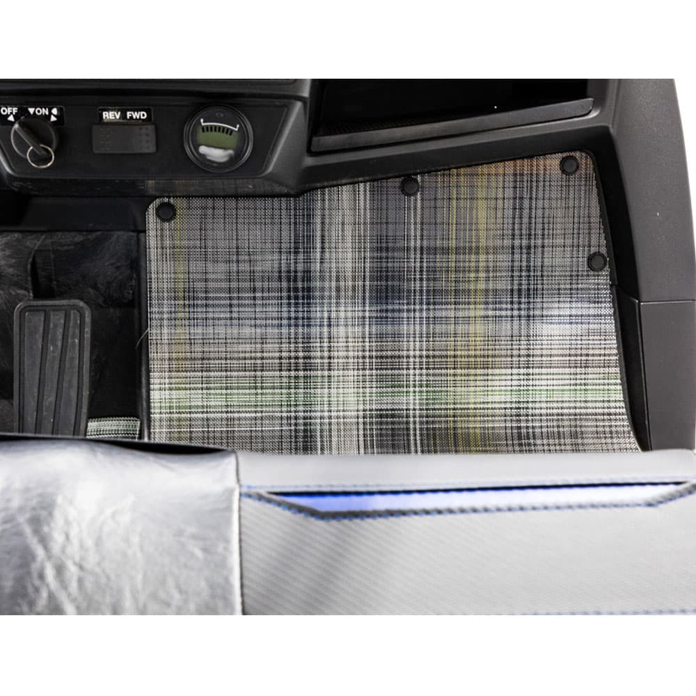 Chilewich&reg; Premium Club Car Gray Plaid Floor Mat