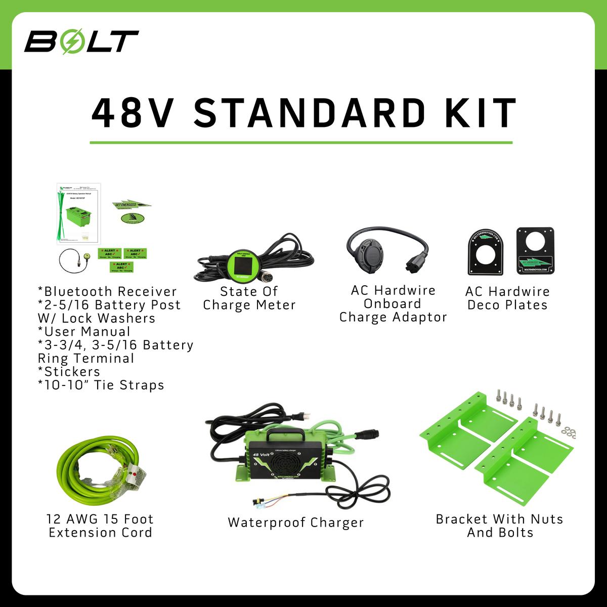 Bolt Energy 51V Standard Accessory Kit