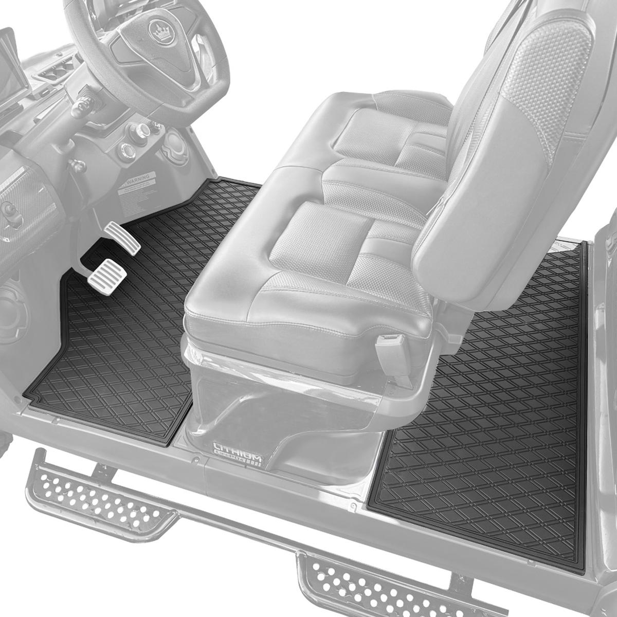 Xtreme Front & Two Middle Floor Mats for Evolution D5 Ranger & Maverick – All Black