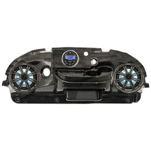 INNOVA&reg; Club Car Precedent Dash and Audio Kit Powered by Kicker&reg; - Greywood Finish (Years 2008-Up)