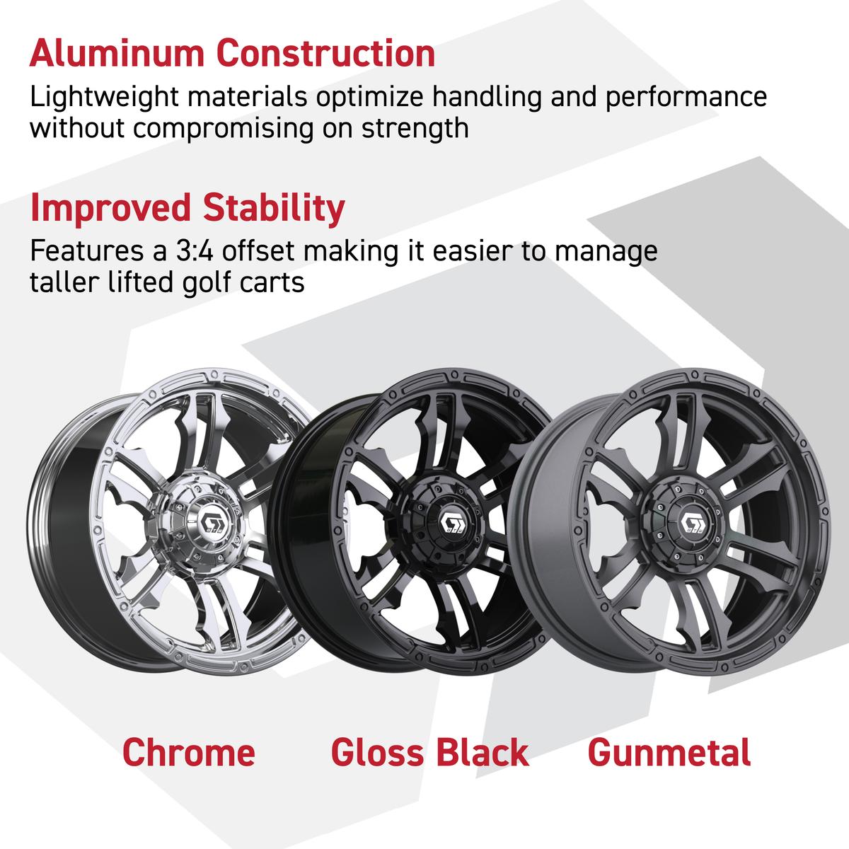 15&Prime; GTW&reg; Shogun Chrome Wheel