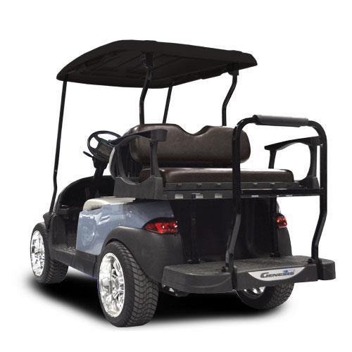 Tsunami Black/Blue Front Seat Cushion for Club Car Precedent Golf Cart  12-Up - Performance Plus Carts