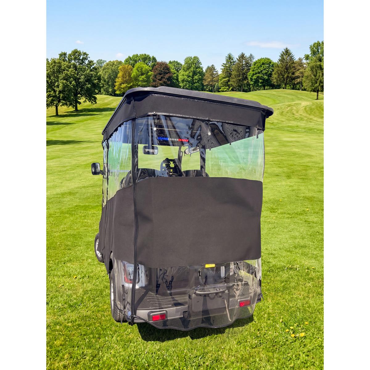 RedDot 4-Passenger Black Track Style Enclosure with Cashmere Valance for ICON i40X (Years 2026-Up)