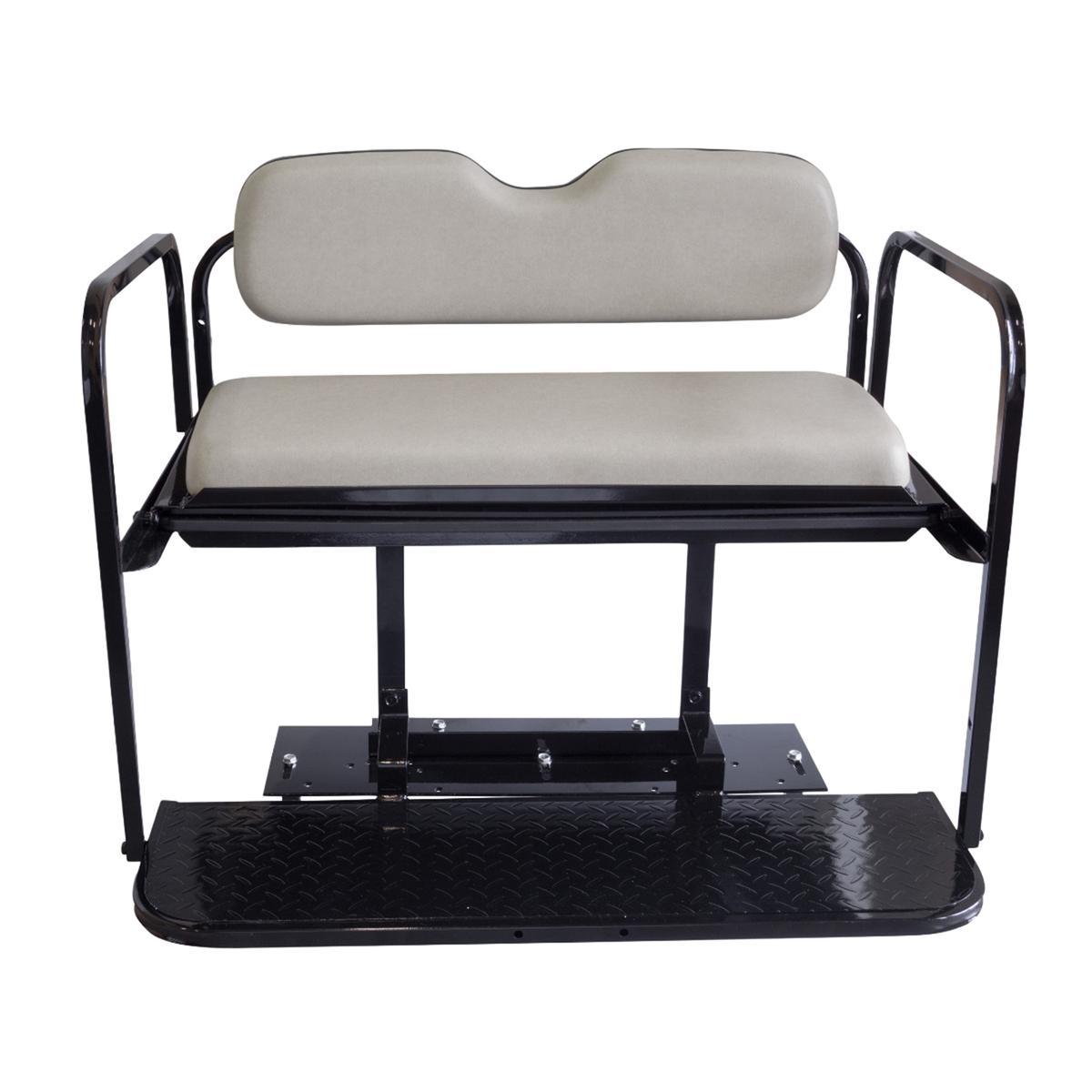 Buggies Unlimited Club Car Precedent, Tempo, &amp; Onward for Rear Flip Seat - Gray (Years 2004-Up)