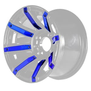 MadJax&reg; Blue Wheel Inserts for 12x7 Avenger Wheel