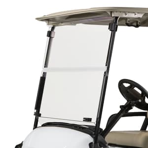 RedDot Yamaha Drive2 Clear 1/4" Folding Windshield with Rubber Trim (Years 2017-Up)