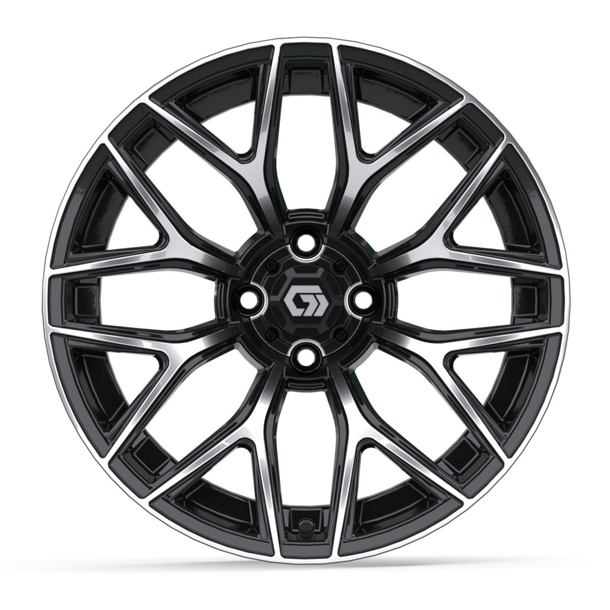 16&Prime; GTW&reg; Monaco Black/Machined Wheel