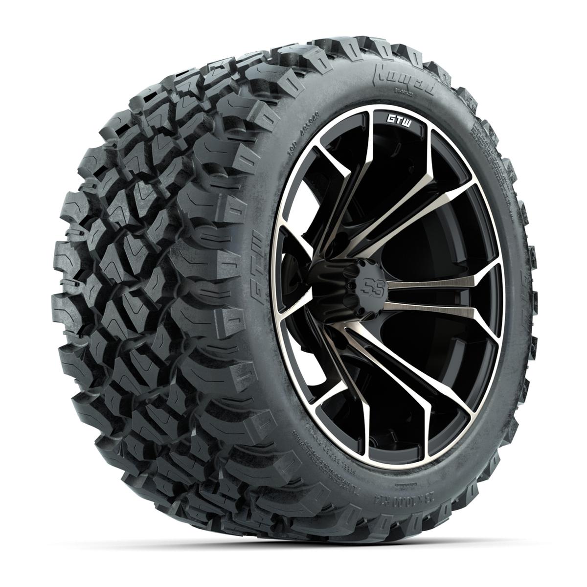 GTW Spyder Bronze/Matte Black 14 in Wheels with 23x10-14 GTW Nomad All-Terrain Tires – Full Set
