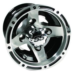 8&Prime; GTW Ranger Black with Machined Accents Wheel
