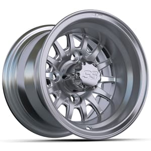 10&Prime; GTW&reg; Medusa Silver with Machined Accents Wheel