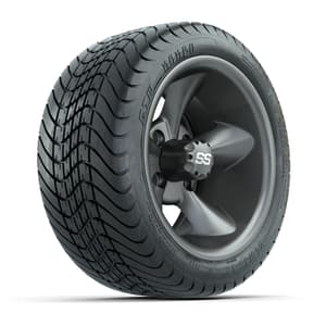 Set of (4) 12 in GTW Godfather Wheels with 215/35-12 GTW Mamba Street Tires