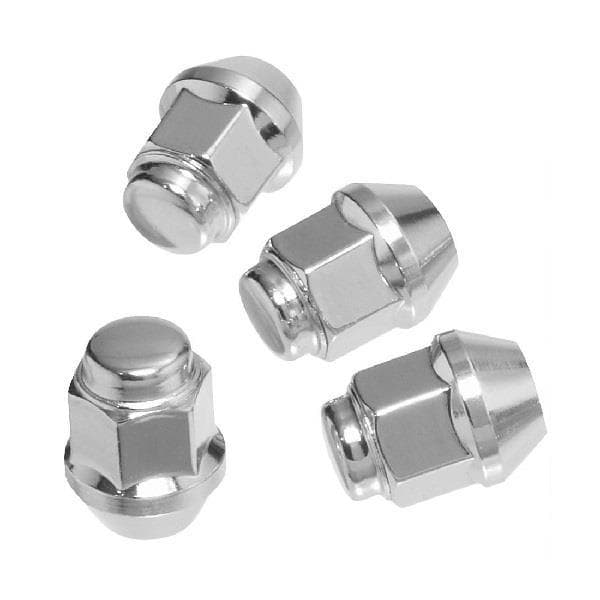 LUG NUT 4PKG, 12MM X 1.25 CHROME Nivel Parts