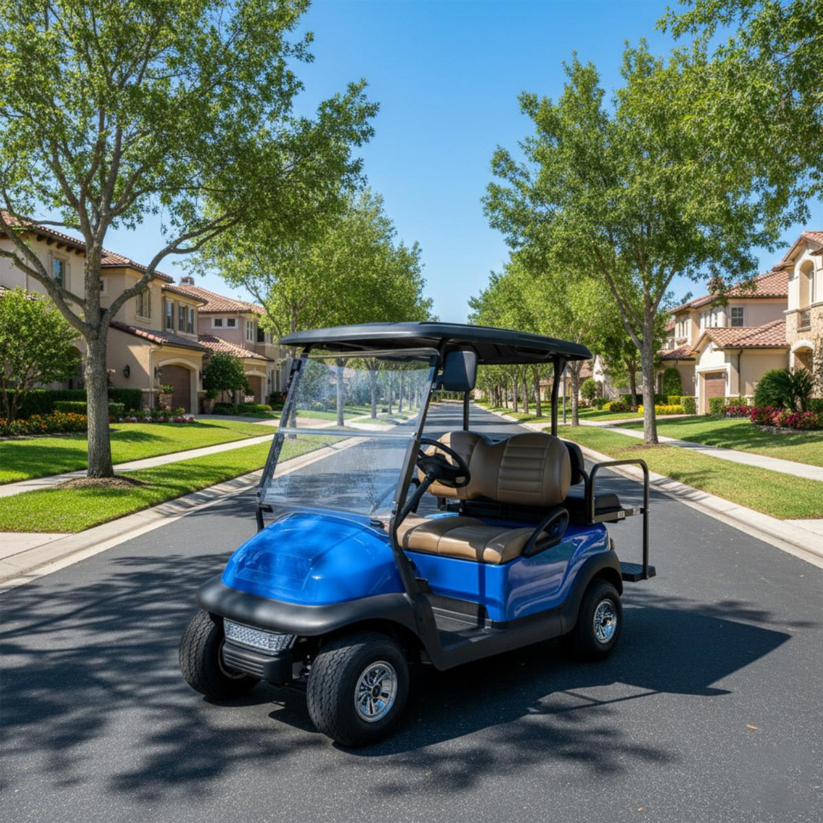 Club Car Precedent Capri Blue Body & Cowl Kit (Years 2004-Up)