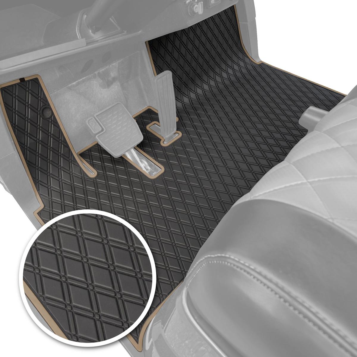 Xtreme Floor Mats for Yamaha Drive2 - Black/White