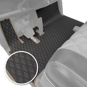 Xtreme Floor Mats for Yamaha Drive2 - Black/White