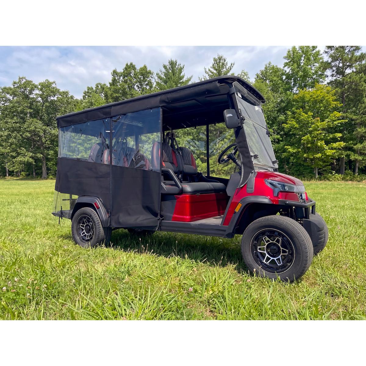 RedDot 6-Passenger Black Track Style Enclosure with Cashmere Valance for ICON i60LX (Years 2026-Up)