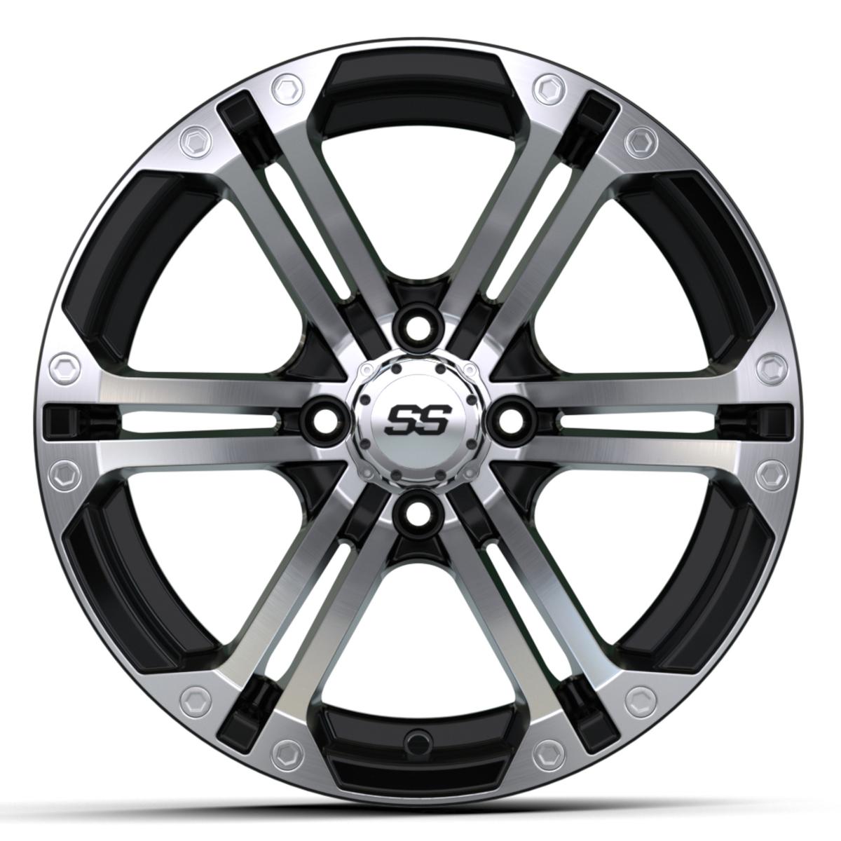 14&Prime; GTW&reg; Specter Black with Machined Accents Wheel