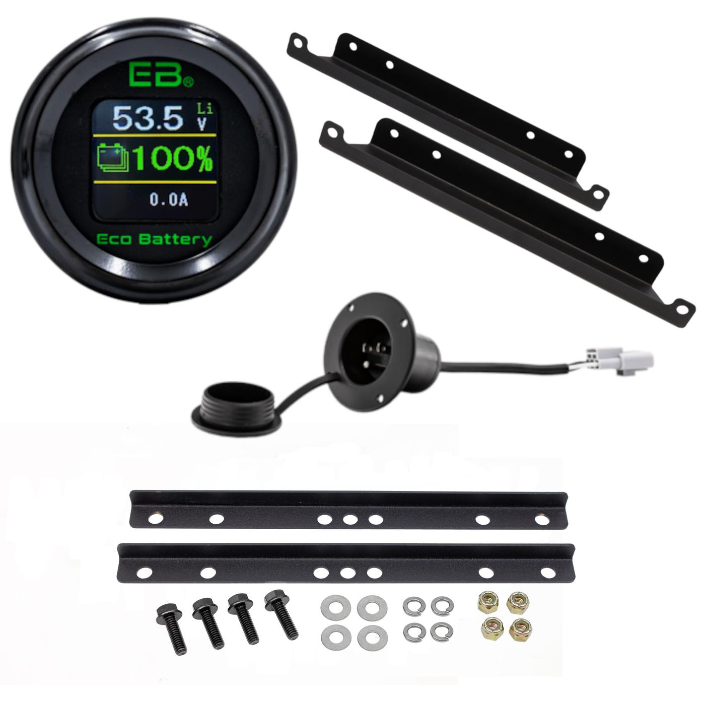 Club Car DS H Frame Installation Kit for Eco 70v 105Ah LifePo4 Lithium Battery