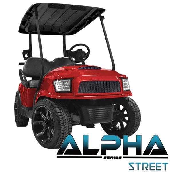 Club Car Precedent ALPHA Street Front Cowl Kit in Red (Years 2004-Up)