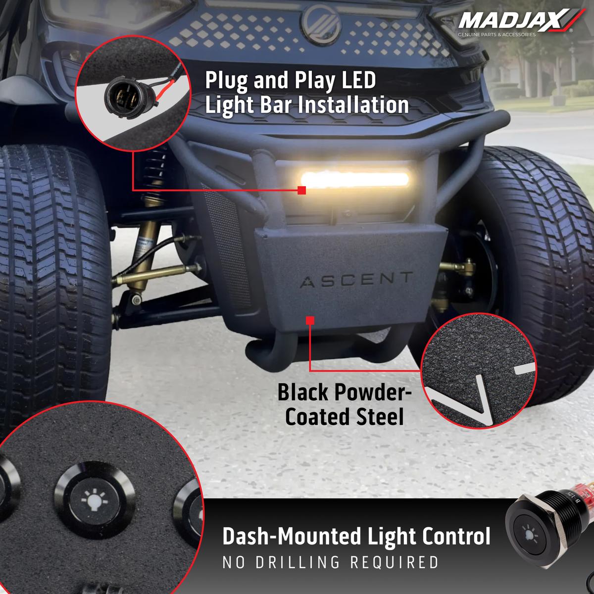 MadJax&reg; Ascent Brush Guard with LED Light