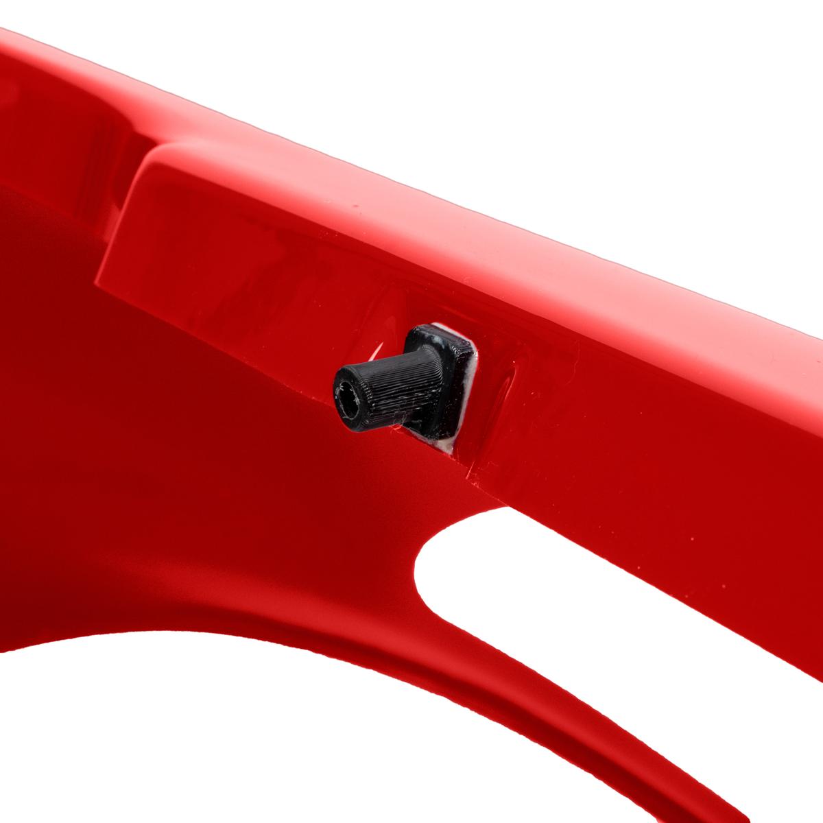 EZGO RXV Racer Red Metallic OEM-Style Front Cowl and Rear Body Kit (Years 2008-2023)