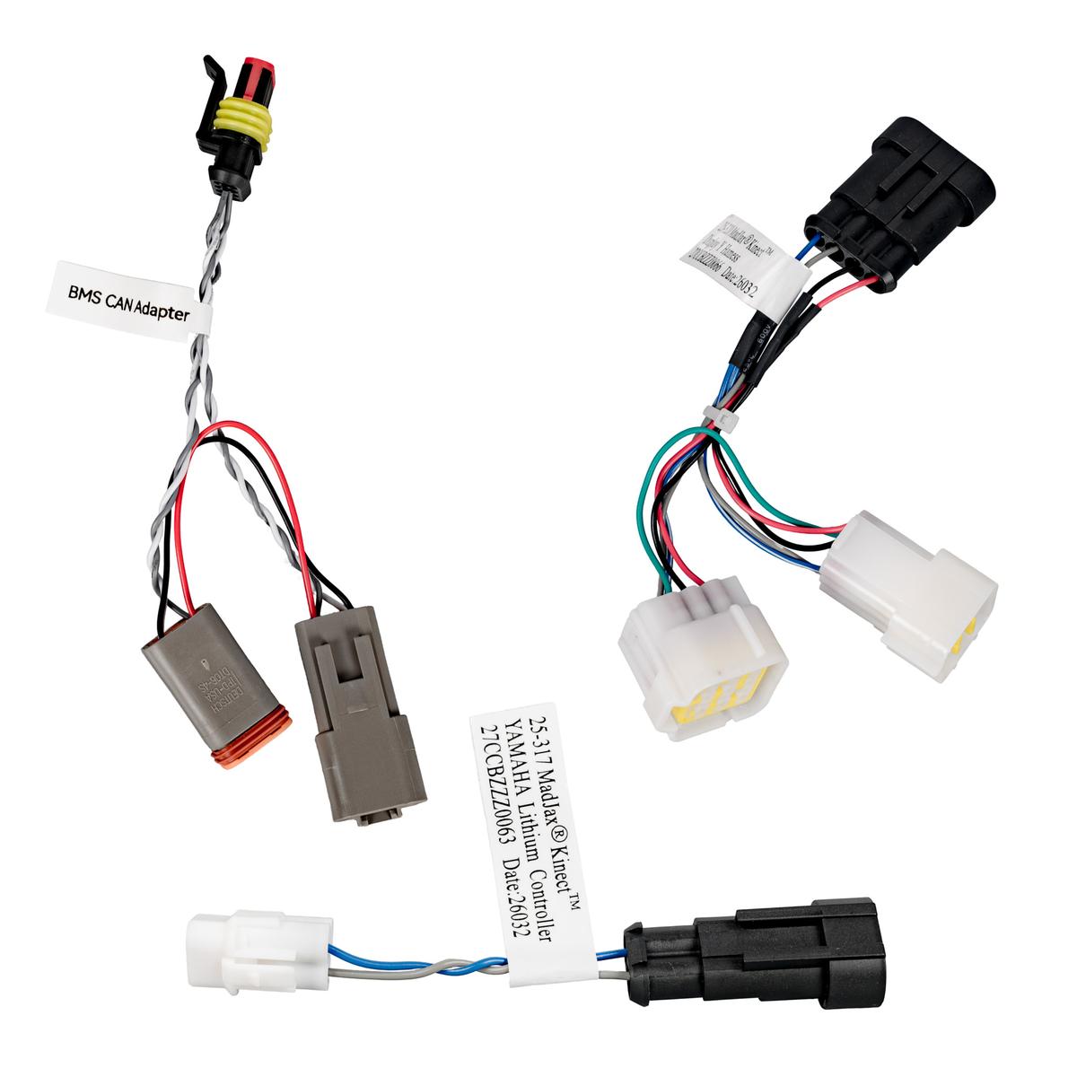 MadJax&reg; Kinect&trade; Lithium CAN Adapter Wire Harness Kit for Yamaha Drive2