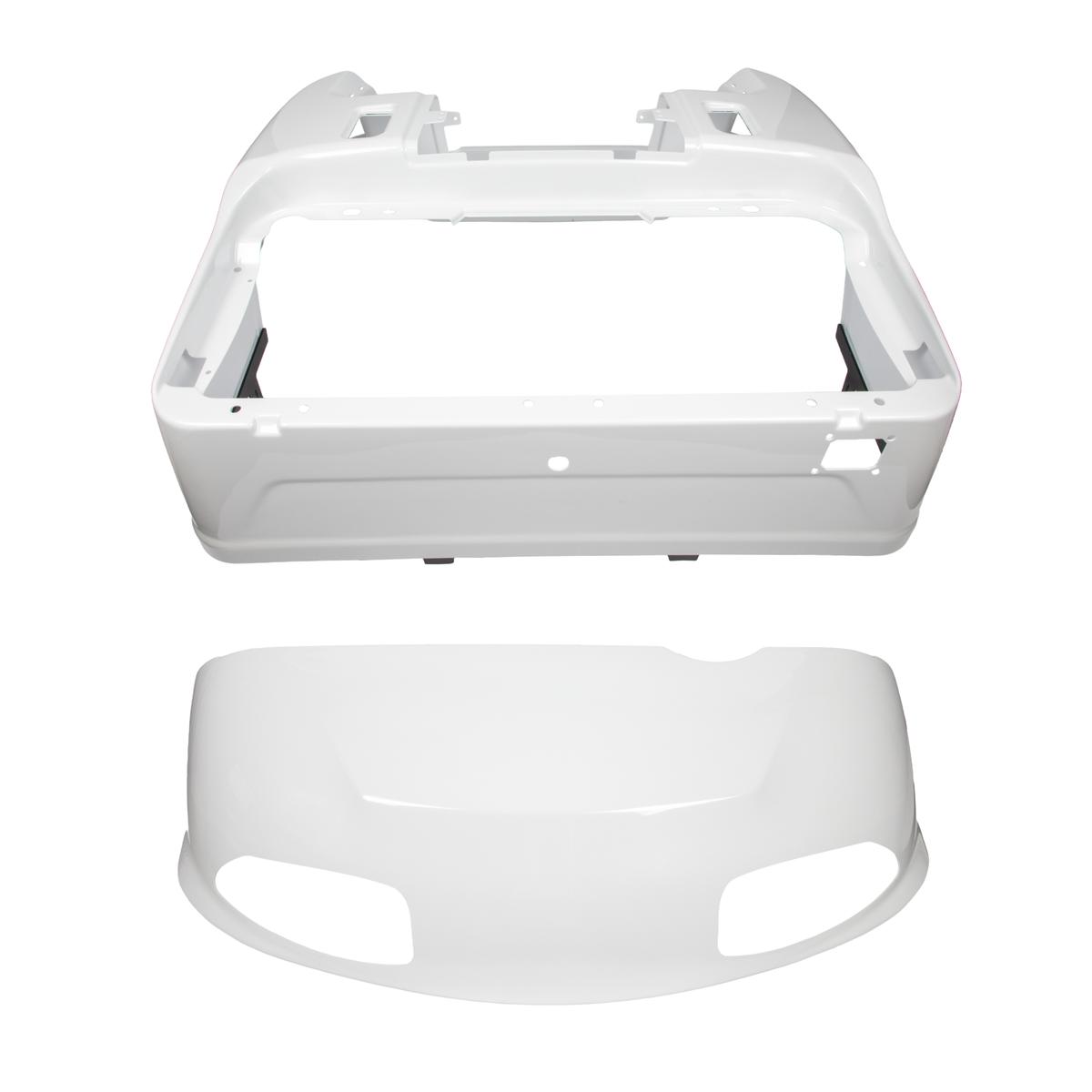 EZGO RXV Summit White OEM-Style Front Cowl and Rear Body Kit (Years 2008-2023)