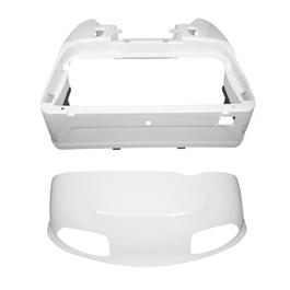 EZGO RXV Summit White OEM-Style Front Cowl and Rear Body Kit (Years 2008-2023)