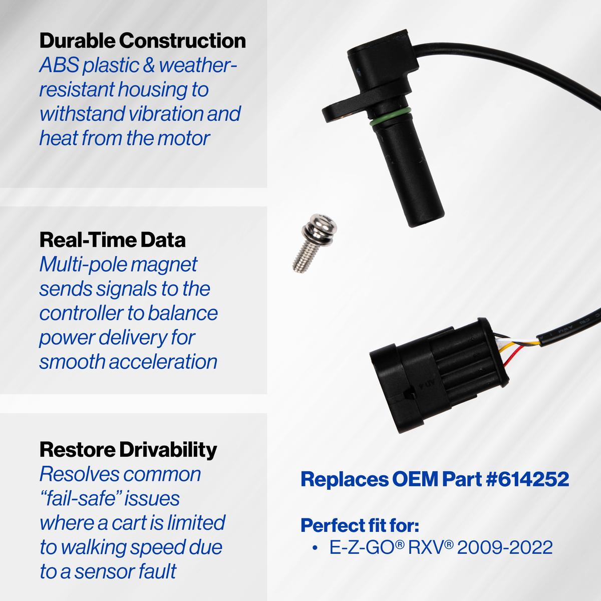 EZGO RXV Speed Sensor (Years 2009-2022)