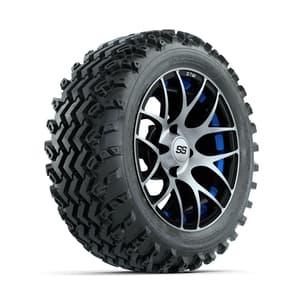 GTW Pursuit Blue 14 in Wheels with 23x10.00-14 Rogue All Terrain Tires – Full Set