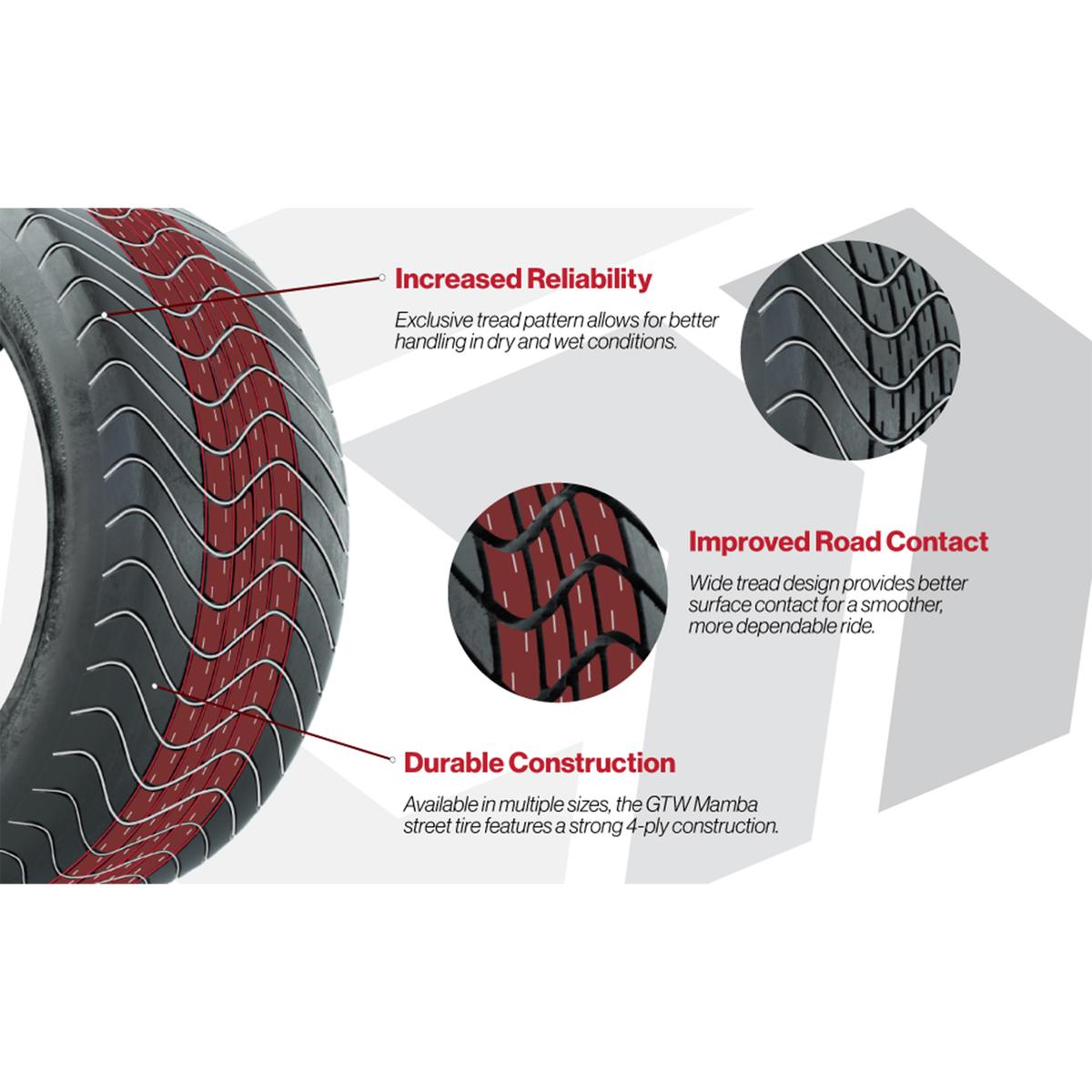 215/35-12 GTW&reg; Mamba Street Tire