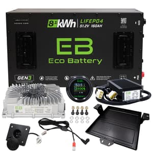 EZGO RXV Eco Lithium 51.2V 160Ah GEN3 Battery Bundle