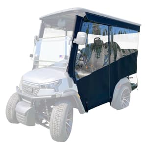 RedDot 4-Passenger Black Track Style Enclosure with Black Valance for ICON i40X (Years 2026-Up)