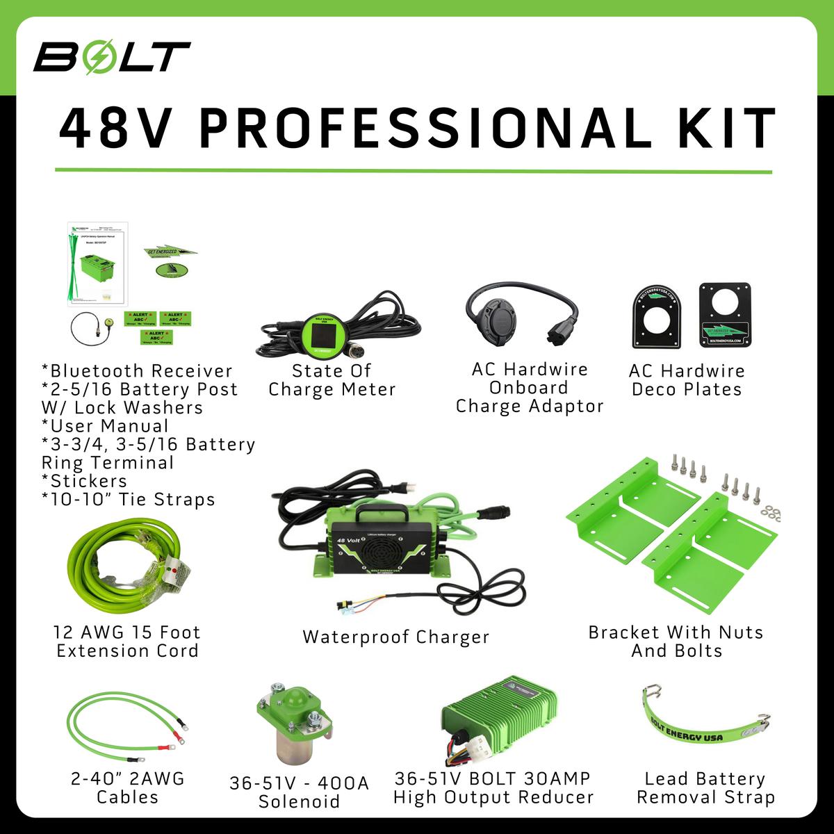 Bolt Energy 51V Professional Accessory Kit