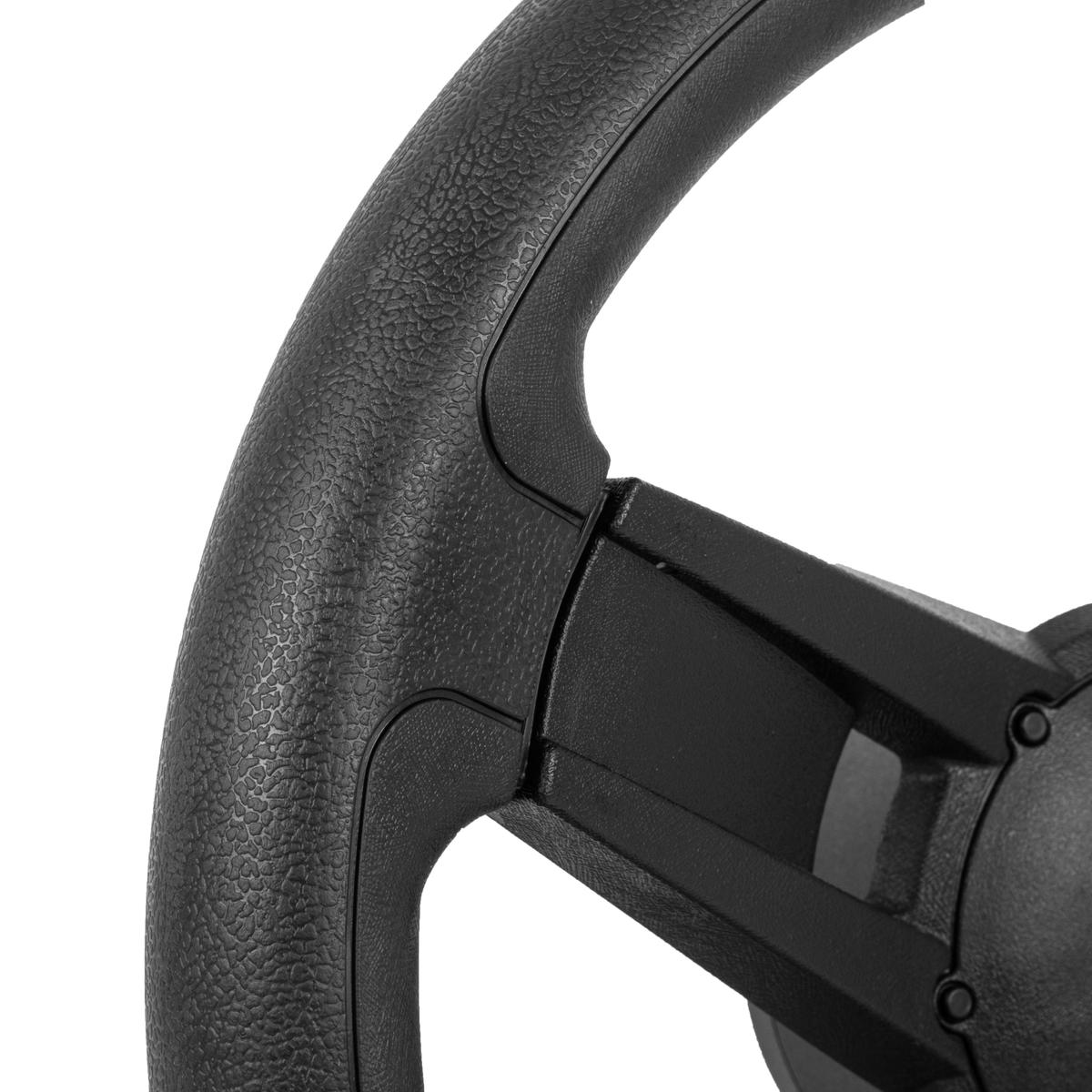 Gussi Italia® Giazza Black Steering Wheel Compatible with ICON Golf Car Models & AEV Golf Car Models